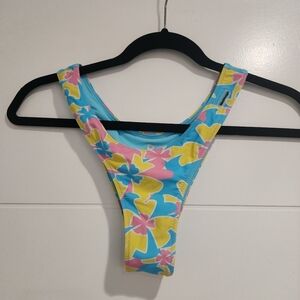 NWOT Blackbough Swim Amelia Pina Colada Print Bottoms